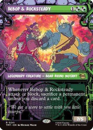 Bebop & Rocksteady (TMT-241) [Teenage Mutant Ninja Turtles] MTG Single Wizards of the Coast