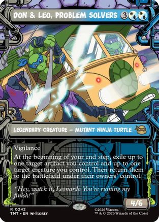 Don & Leo, Problem Solvers (TMT-242) [Teenage Mutant Ninja Turtles] MTG Single Wizards of the Coast
