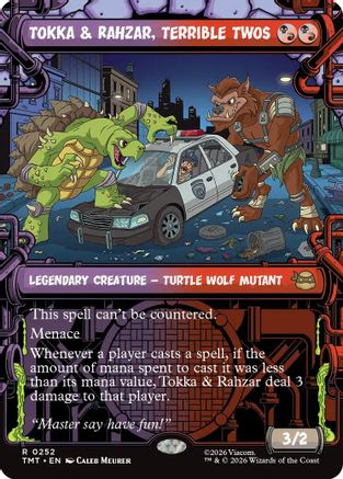 Tokka & Rahzar, Terrible Twos (TMT-252) [Teenage Mutant Ninja Turtles] Foil MTG Single Wizards of the Coast