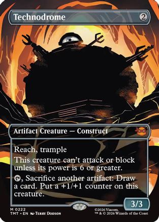 Technodrome (TMT-222) [Teenage Mutant Ninja Turtles] Foil MTG Single Wizards of the Coast