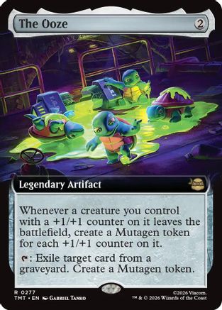 The Ooze (TMT-277) [Teenage Mutant Ninja Turtles] Foil MTG Single Wizards of the Coast