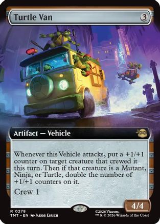 Turtle Van (TMT-278) [Teenage Mutant Ninja Turtles] Foil MTG Single Wizards of the Coast