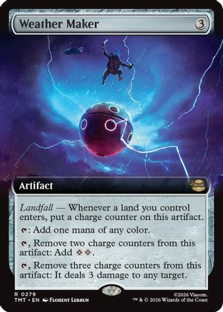 Weather Maker (TMT-279) [Teenage Mutant Ninja Turtles] Foil MTG Single Wizards of the Coast