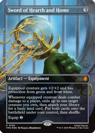 Sword of Hearth and Home (TMC-136) [Commander: Teenage Mutant Ninja Turtles] Foil MTG Single Wizards of the Coast