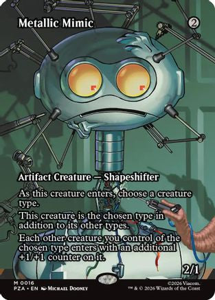 Metallic Mimic (PZA-016) [Teenage Mutant Ninja Turtles Eternal-Legal] MTG Single Wizards of the Coast