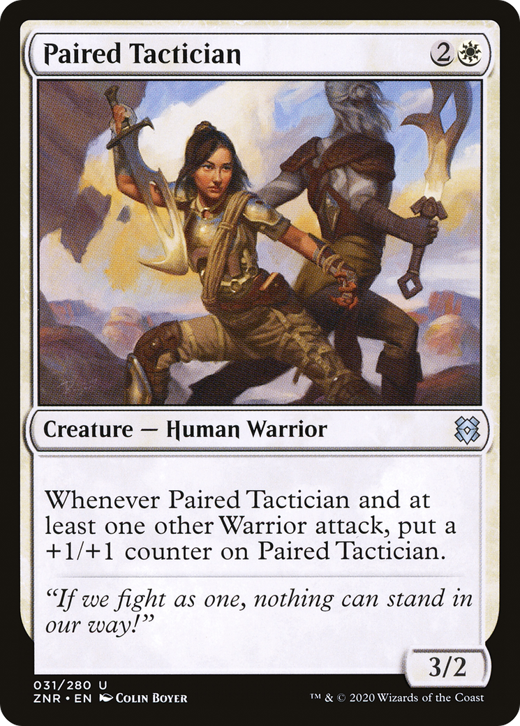 Paired Tactician (ZNR-031) [Zendikar Rising] Foil MTG Single Wizards of the Coast