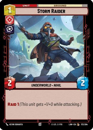 Storm Raider (172/264) [A Lawless Time] Star Wars: Unlimited Single Disney