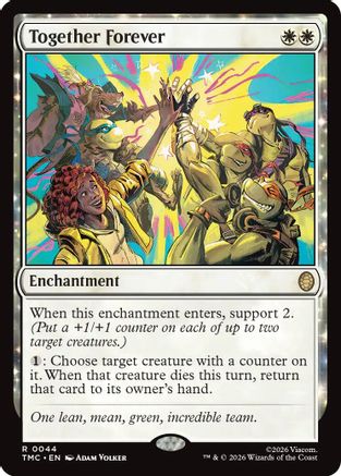 Together Forever (TMC-044) [Commander: Teenage Mutant Ninja Turtles] MTG Single Wizards of the Coast