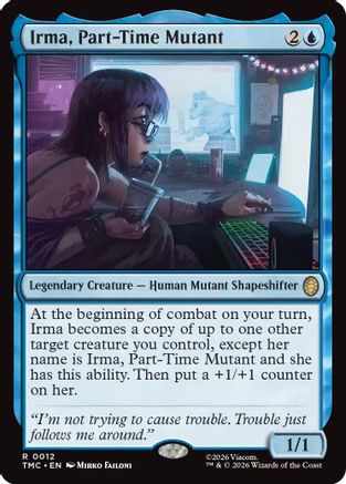 Irma, Part-Time Mutant (TMC-012) [Commander: Teenage Mutant Ninja Turtles] MTG Single Wizards of the Coast