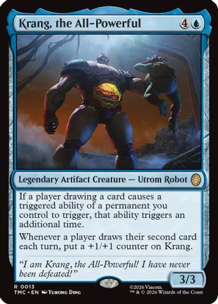 Krang, the All-Powerful (TMC-013) [Commander: Teenage Mutant Ninja Turtles] MTG Single Wizards of the Coast