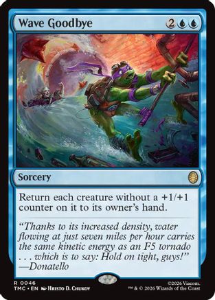 Wave Goodbye (TMC-046) [Commander: Teenage Mutant Ninja Turtles] MTG Single Wizards of the Coast