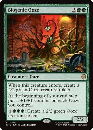 Biogenic Ooze (TMC-049) [Commander: Teenage Mutant Ninja Turtles] MTG Single Wizards of the Coast