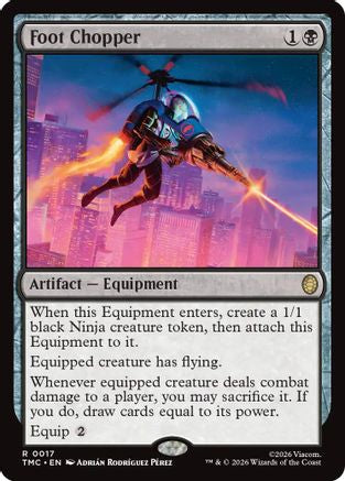 Foot Chopper (TMC-017) [Commander: Teenage Mutant Ninja Turtles] MTG Single Wizards of the Coast