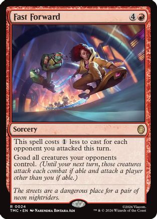 Fast Forward (TMC-024) [Commander: Teenage Mutant Ninja Turtles] MTG Single Wizards of the Coast