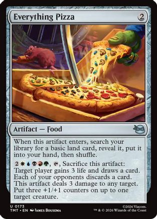 Everything Pizza (TMT-173) [Teenage Mutant Ninja Turtles] MTG Single Wizards of the Coast