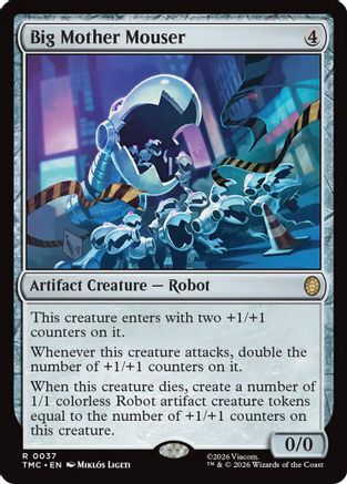 Big Mother Mouser (TMC-037) [Commander: Teenage Mutant Ninja Turtles] MTG Single Wizards of the Coast