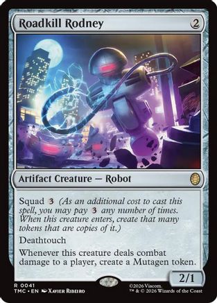 Roadkill Rodney (TMC-041) [Commander: Teenage Mutant Ninja Turtles] MTG Single Wizards of the Coast