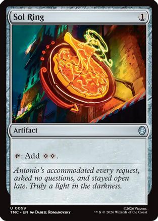 Sol Ring (TMC-059) [Commander: Teenage Mutant Ninja Turtles] MTG Single Wizards of the Coast