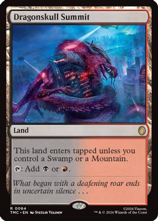 Dragonskull Summit (TMC-064) [Commander: Teenage Mutant Ninja Turtles] MTG Single Wizards of the Coast