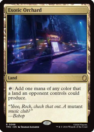 Exotic Orchard (TMC-066) [Commander: Teenage Mutant Ninja Turtles] MTG Single Wizards of the Coast