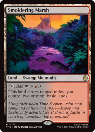 Smoldering Marsh (TMC-073) [Commander: Teenage Mutant Ninja Turtles] MTG Single Wizards of the Coast