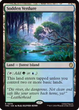 Sodden Verdure (TMC-074) [Commander: Teenage Mutant Ninja Turtles] MTG Single Wizards of the Coast
