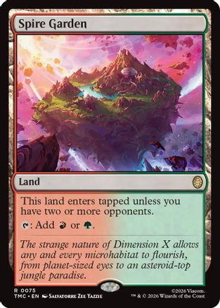 Spire Garden (TMC-075) [Commander: Teenage Mutant Ninja Turtles] MTG Single Wizards of the Coast