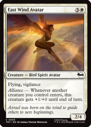 East Wind Avatar (TMT-005) [Teenage Mutant Ninja Turtles] Foil MTG Single Wizards of the Coast