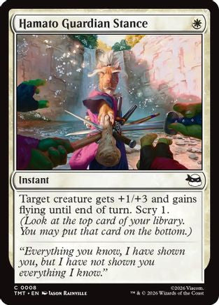Hamato Guardian Stance (TMT-008) [Teenage Mutant Ninja Turtles] MTG Single Wizards of the Coast