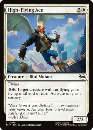 High-Flying Ace (TMT-009) [Teenage Mutant Ninja Turtles] MTG Single Wizards of the Coast