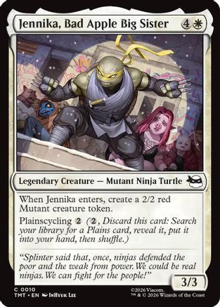 Jennika, Bad Apple Big Sister (TMT-010) [Teenage Mutant Ninja Turtles] MTG Single Wizards of the Coast