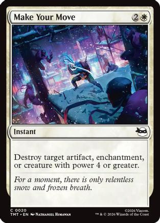 Make Your Move (TMT-020) [Teenage Mutant Ninja Turtles] Foil MTG Single Wizards of the Coast