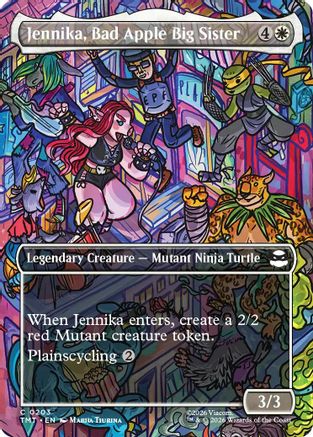 Jennika, Bad Apple Big Sister (TMT-203) [Teenage Mutant Ninja Turtles] Foil MTG Single Wizards of the Coast