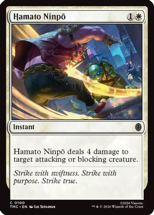 Hamato Ninpo (TMC-100) [Commander: Teenage Mutant Ninja Turtles] MTG Single Wizards of the Coast