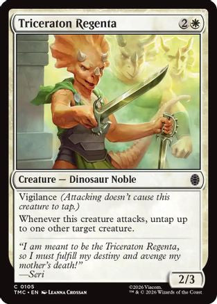 Triceraton Regenta (TMC-105) [Commander: Teenage Mutant Ninja Turtles] MTG Single Wizards of the Coast