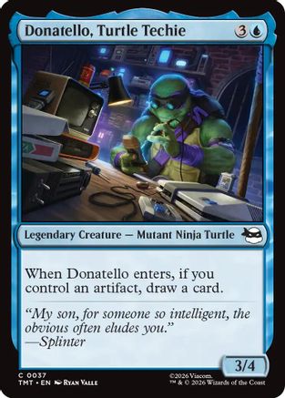 Donatello, Turtle Techie (TMT-037) [Teenage Mutant Ninja Turtles] MTG Single Wizards of the Coast