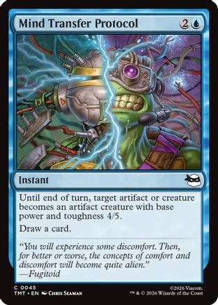 Mind Transfer Protocol (TMT-045) [Teenage Mutant Ninja Turtles] Foil MTG Single Wizards of the Coast