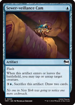 Sewer-veillance Cam (TMT-053) [Teenage Mutant Ninja Turtles] MTG Single Wizards of the Coast