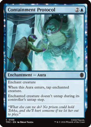 Containment Protocol (TMC-108) [Commander: Teenage Mutant Ninja Turtles] MTG Single Wizards of the Coast