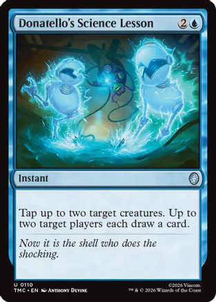 Donatello's Science Lesson (TMC-110) [Commander: Teenage Mutant Ninja Turtles] MTG Single Wizards of the Coast