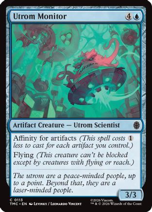 Utrom Monitor (TMC-113) [Commander: Teenage Mutant Ninja Turtles] MTG Single Wizards of the Coast