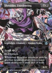 Shredder, Unrelenting (TMT-210) [Teenage Mutant Ninja Turtles] Foil MTG Single Wizards of the Coast