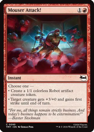 Mouser Attack! (TMT-095) [Teenage Mutant Ninja Turtles] Foil MTG Single Wizards of the Coast
