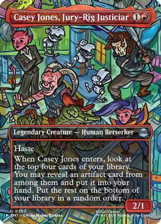 Casey Jones, Jury-Rig Justiciar (TMT-207) [Teenage Mutant Ninja Turtles] MTG Single Wizards of the Coast