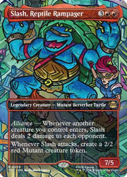 Slash, Reptile Rampager (TMT-208) [Teenage Mutant Ninja Turtles] MTG Single Wizards of the Coast