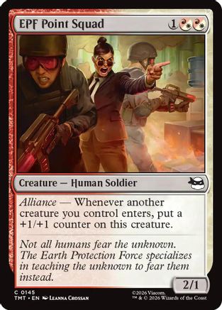EPF Point Squad (TMT-145) [Teenage Mutant Ninja Turtles] Foil MTG Single Wizards of the Coast