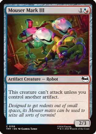 Mouser Mark III (TMT-159) [Teenage Mutant Ninja Turtles] Foil MTG Single Wizards of the Coast
