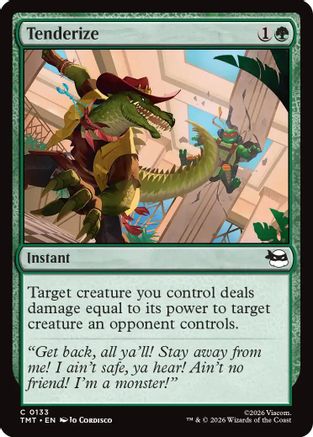 Tenderize (TMT-133) [Teenage Mutant Ninja Turtles] MTG Single Wizards of the Coast