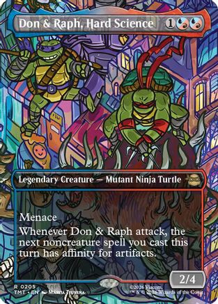 Don & Raph, Hard Science (TMT-205) [Teenage Mutant Ninja Turtles] MTG Single Wizards of the Coast
