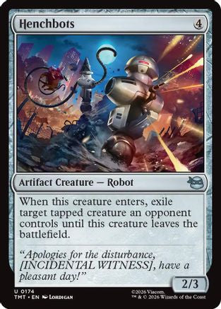 Henchbots (TMT-174) [Teenage Mutant Ninja Turtles] Foil MTG Single Wizards of the Coast